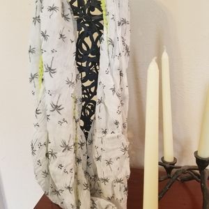 American Eagle Outfitters palm tree scarf